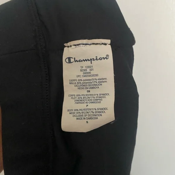 Champion Black Sports Bra - Picture 4 of 4